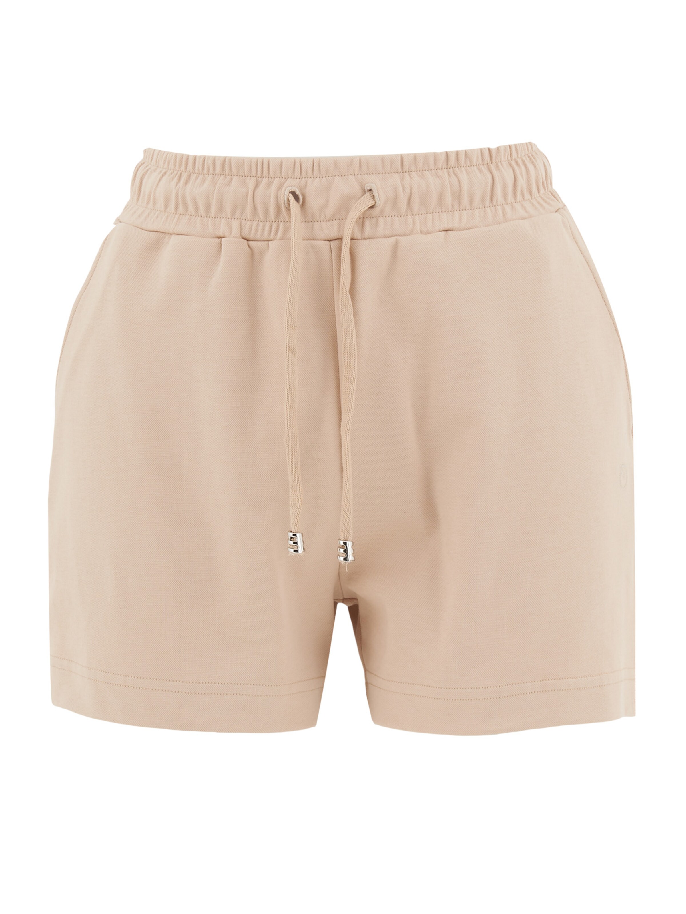 Organication Regular Shorts in Beige: Vorderseite