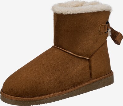 JANE KLAIN Stiefelette in braun / weiß, Produktansicht