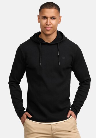 INDICODE JEANS Sweatshirt 'Marto' in Schwarz: Vorderseite