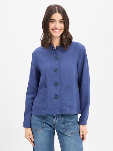 Marie Lund Blouse 'Emma ' in Blauw: voorkant