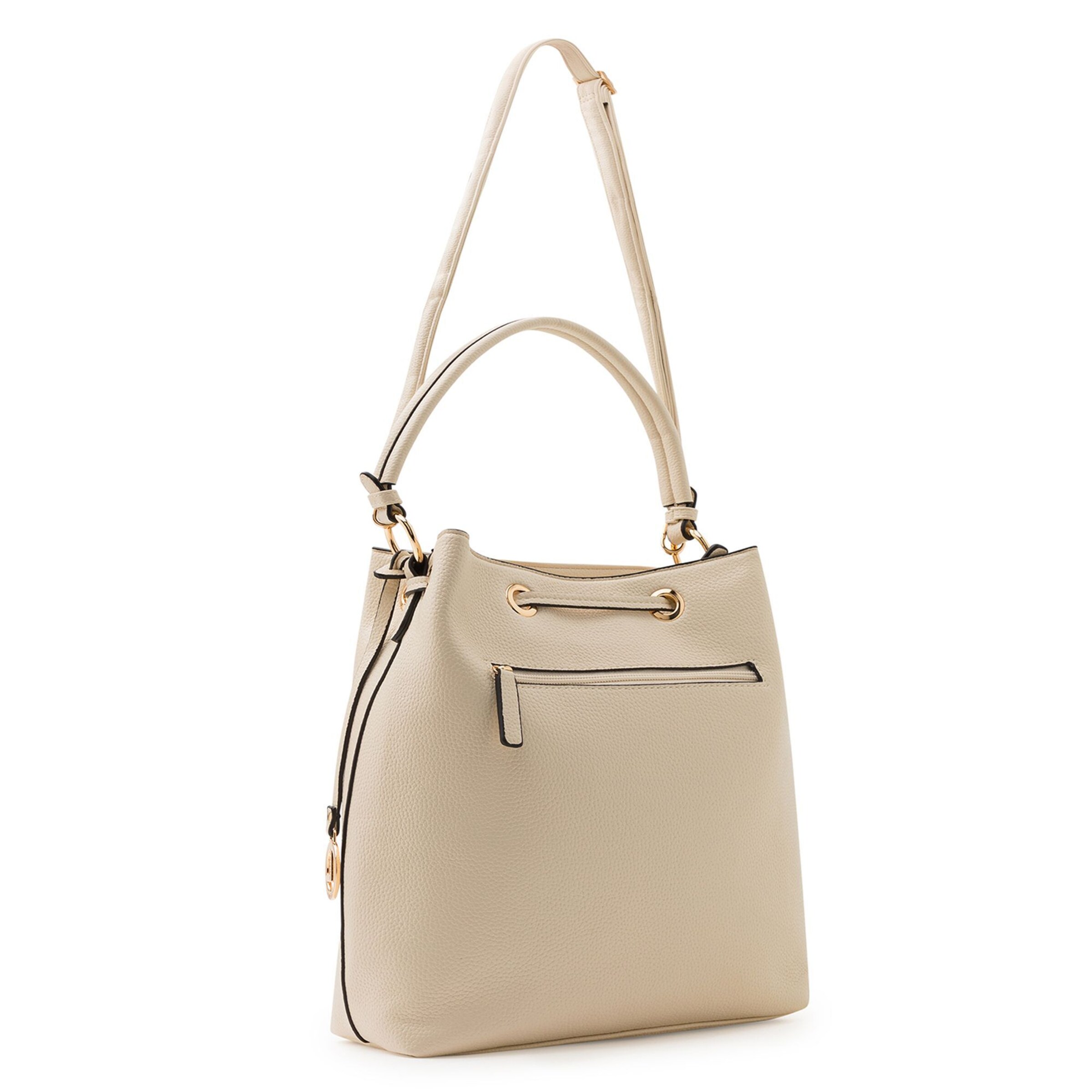 L.CREDI Pouch 'Ebony' in Beige