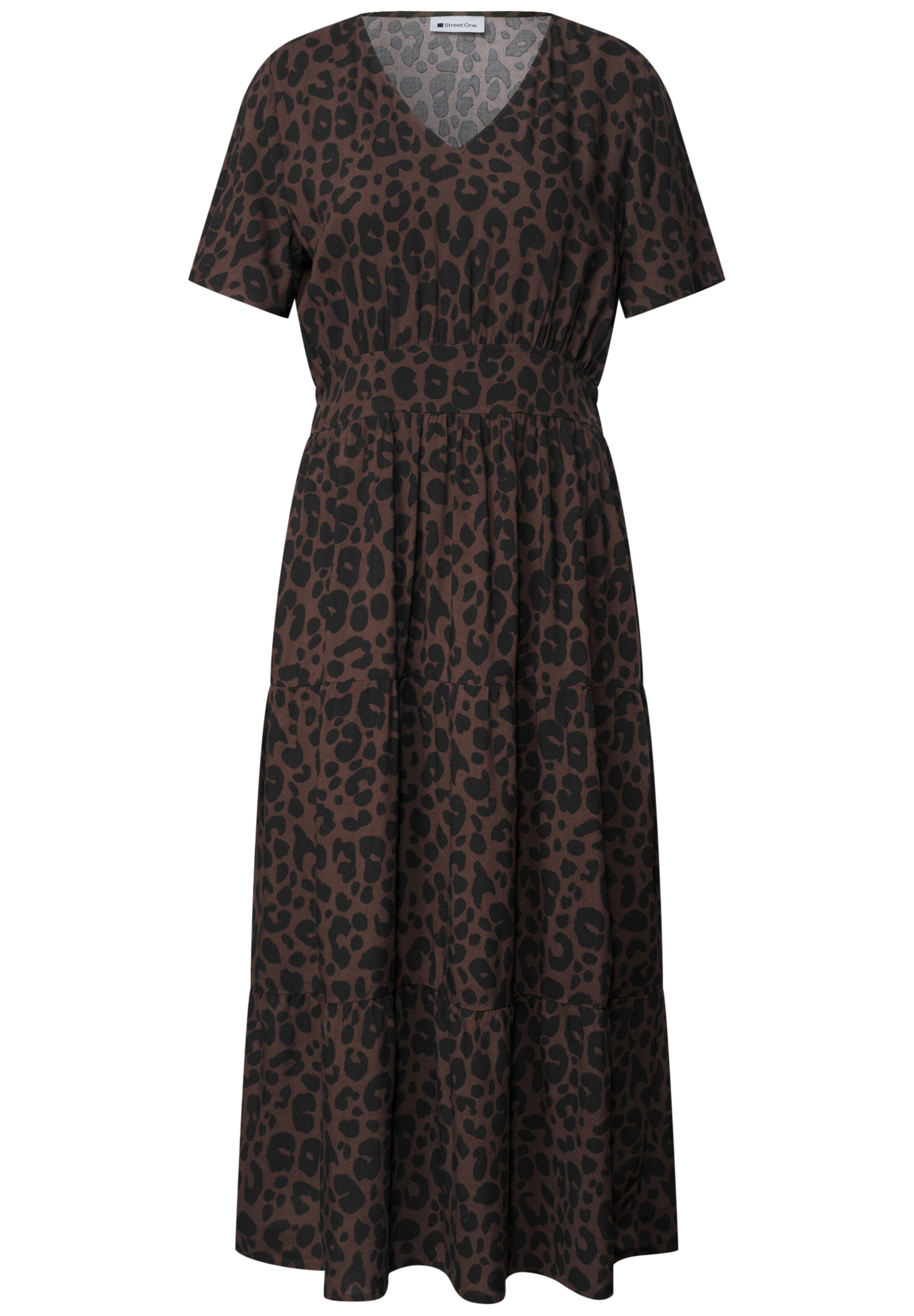 STREET ONE Kleid in Braun: Vorderseite