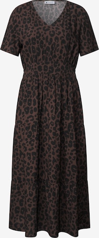 STREET ONE Kleid in Braun: Vorderseite