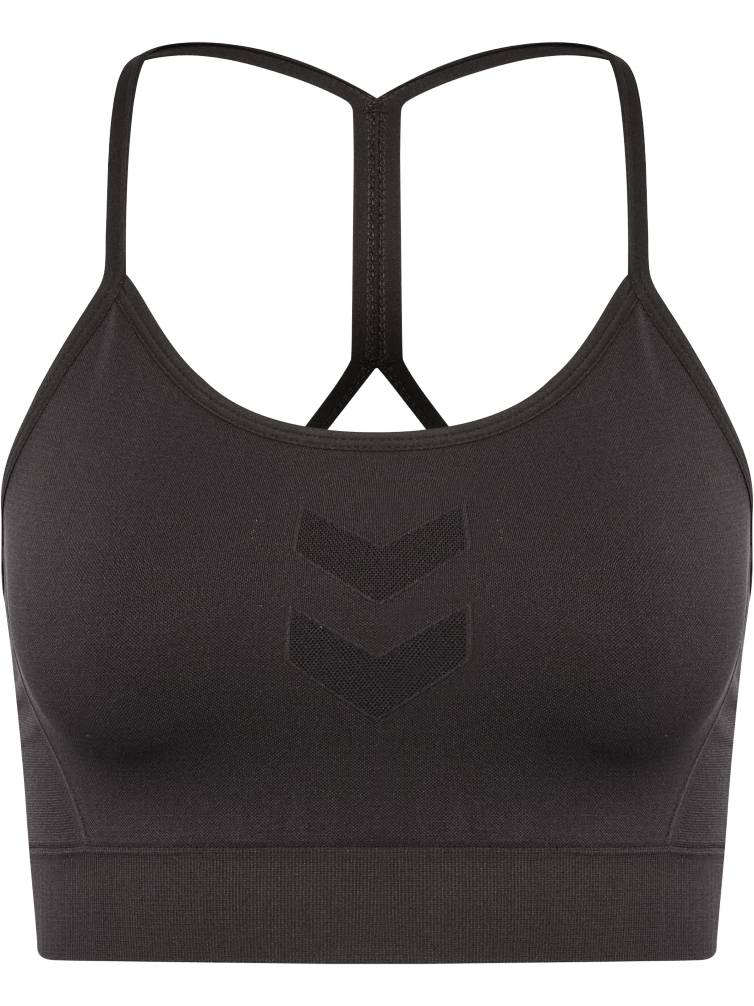 Hummel Bustier Sports-BH 'Hiit' i grå: forside