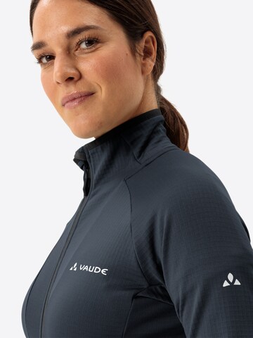 VAUDE Functionele fleece jas 'Monviso' in Zwart