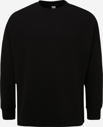 Urban ClassicsSweater majica - crna boja: prednji dio