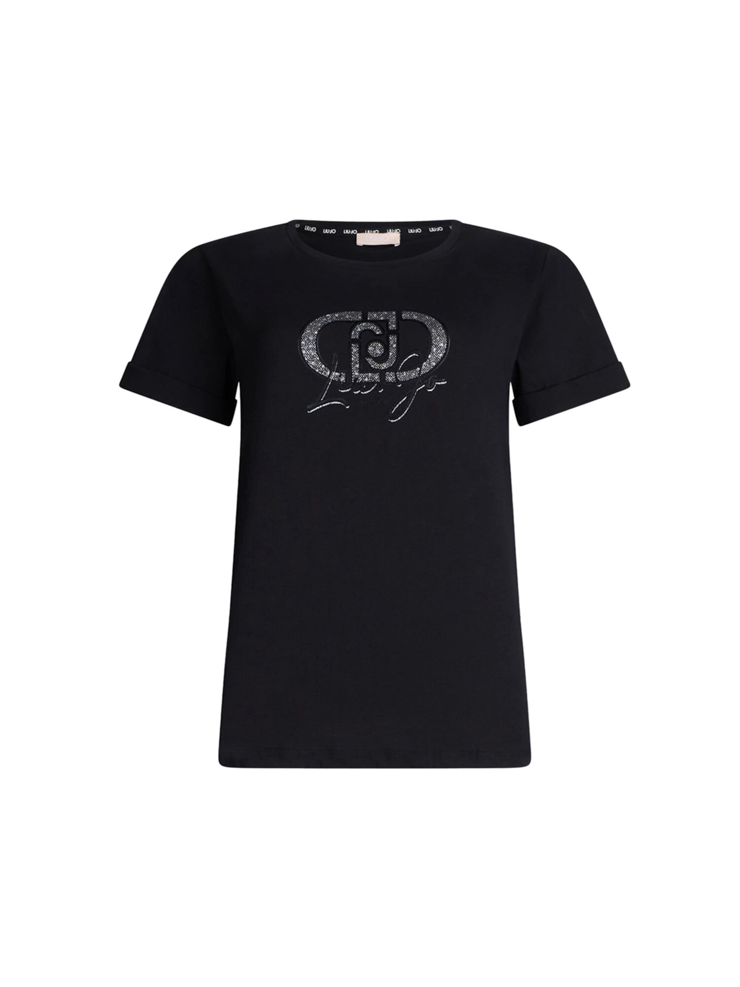 Liu Jo Tričko 'LiuJoBetter' – černá: přední strana