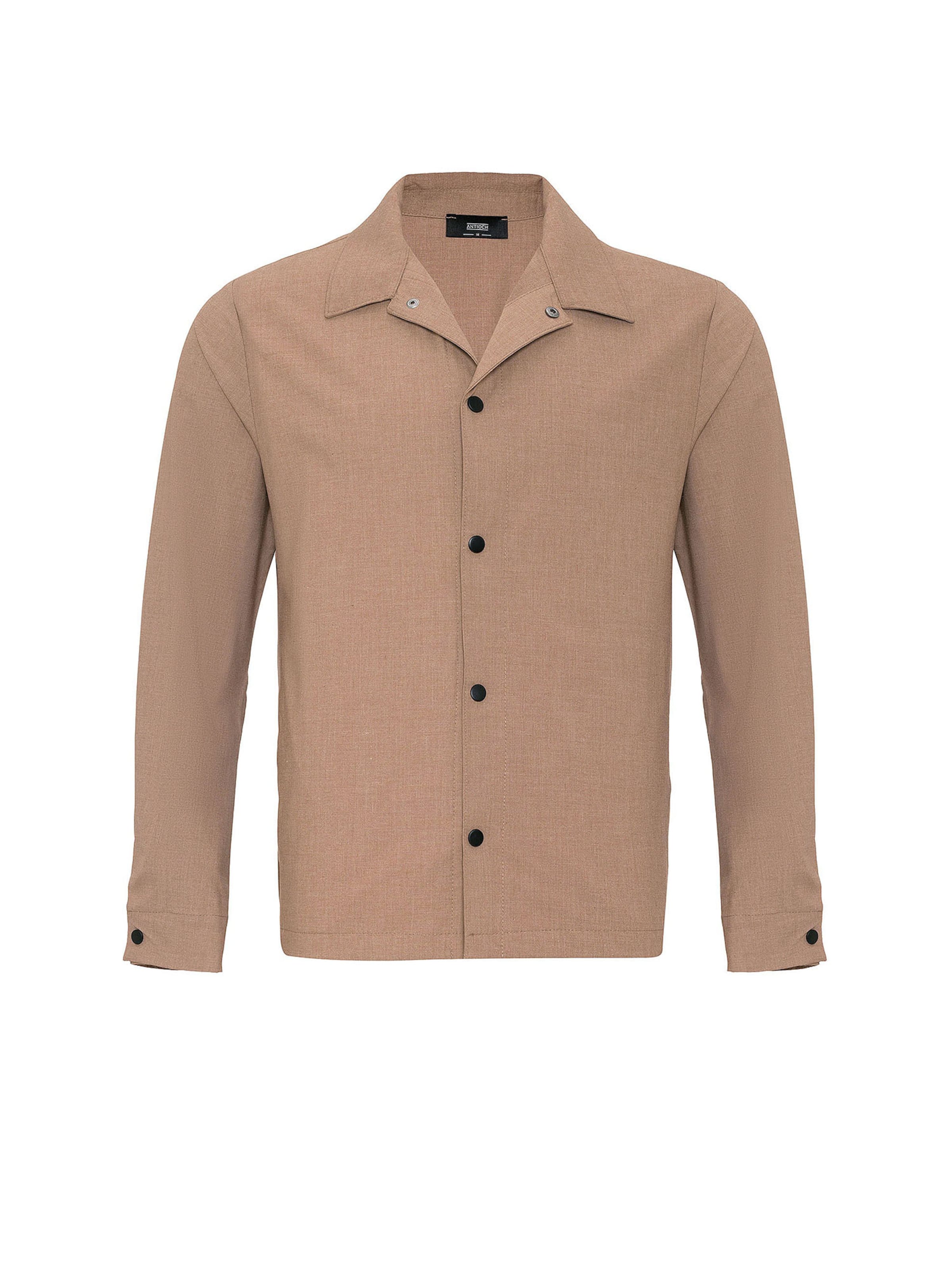 Veste mi-saison Antioch en beige : devant