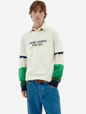 Thinking MU Shirt ' SOL ' in White: front