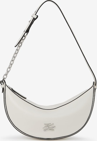 Sac bandoulière 'AUTOGRAPH' Karl Lagerfeld en blanc : devant