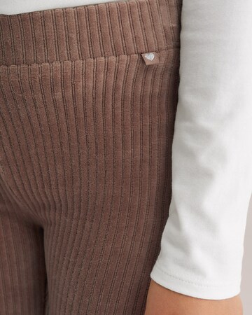 WE Fashion Flared Leggings in Brown