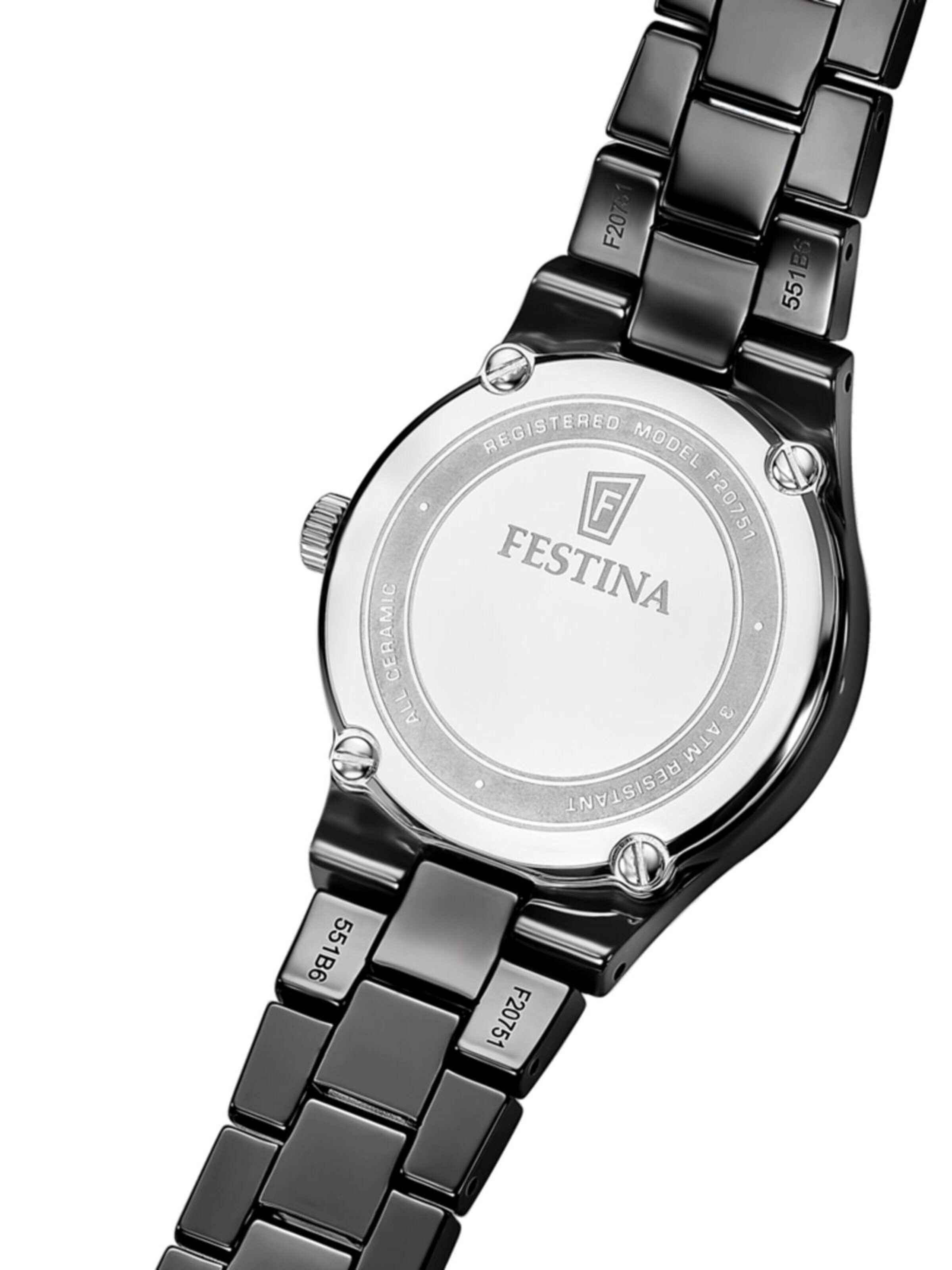 FESTINA Analoguhr 'Watch Ceramic'‌‌‌‌‌ in Schwarz