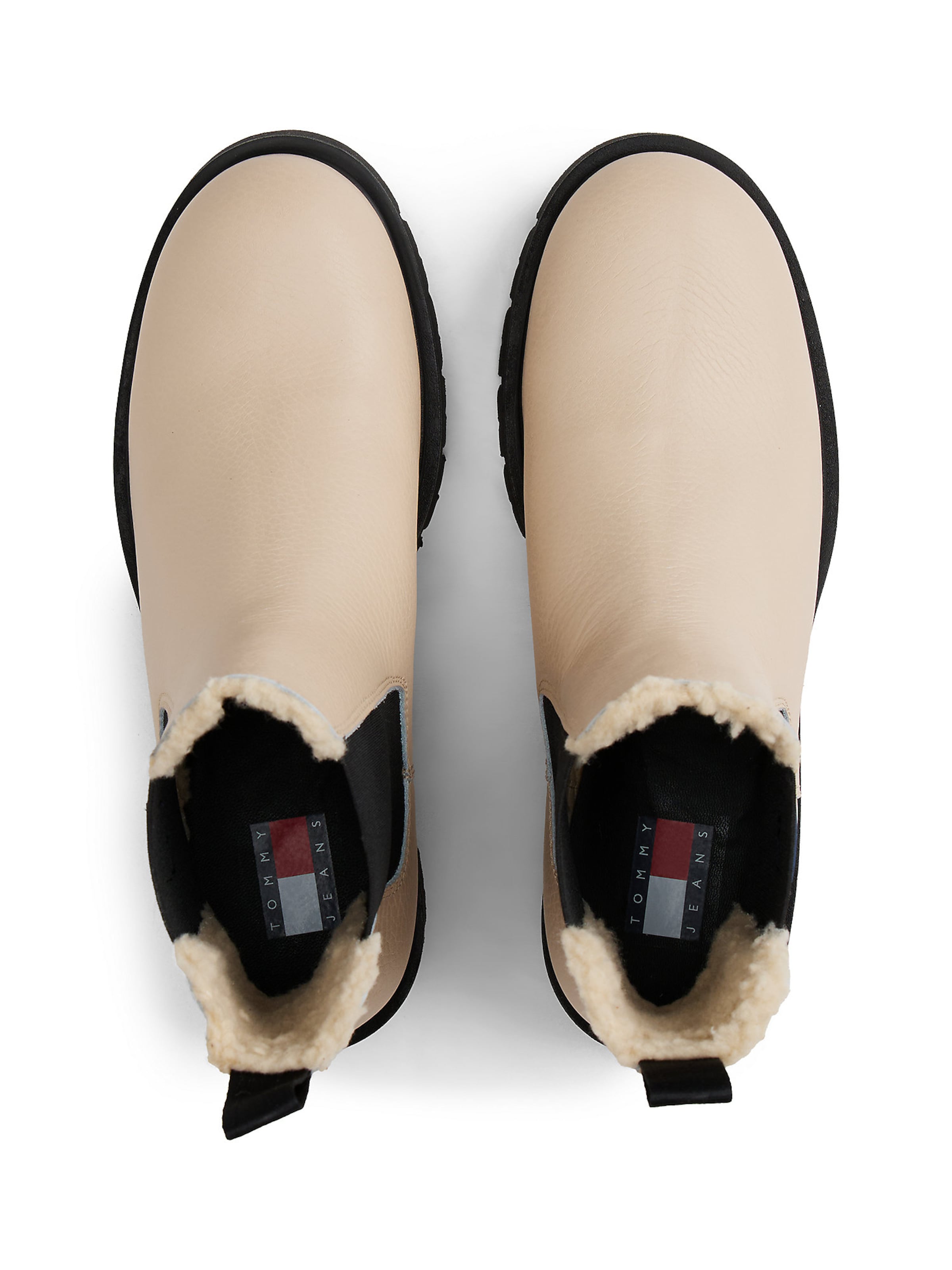 Tommy Jeans Chelsea boots in Beige