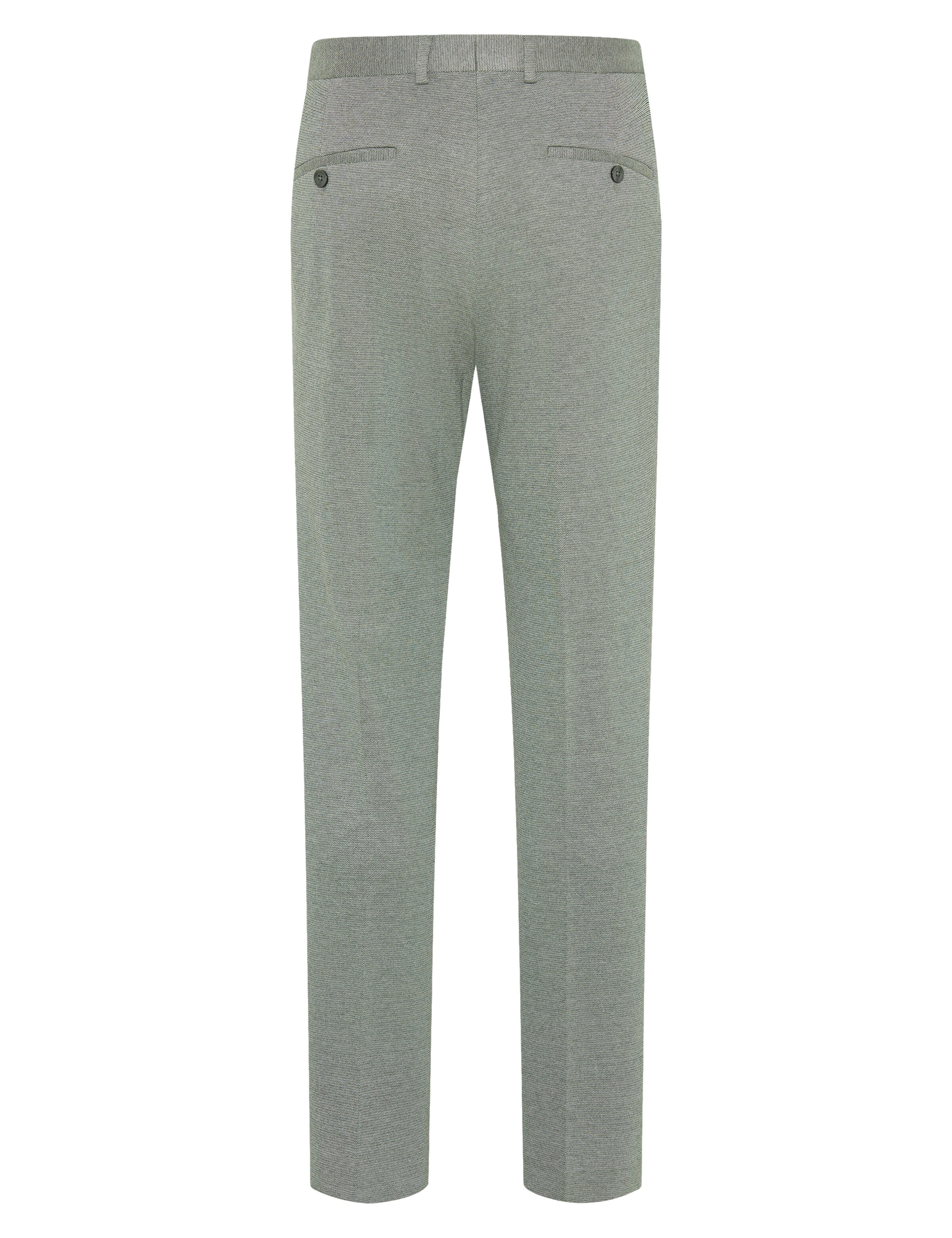 BENVENUTO Slim fit Trousers with creases in Grey