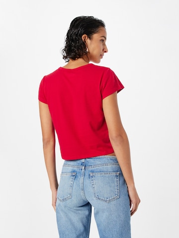 T-shirt HOLLISTER en rouge