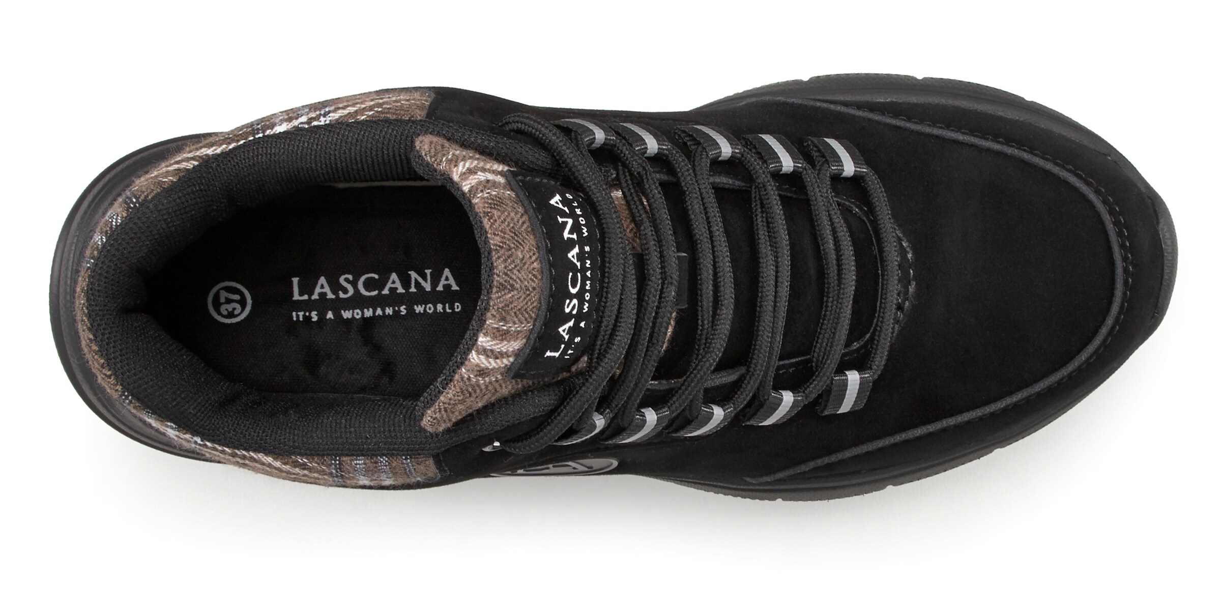 LASCANA Sneaker in Schwarz