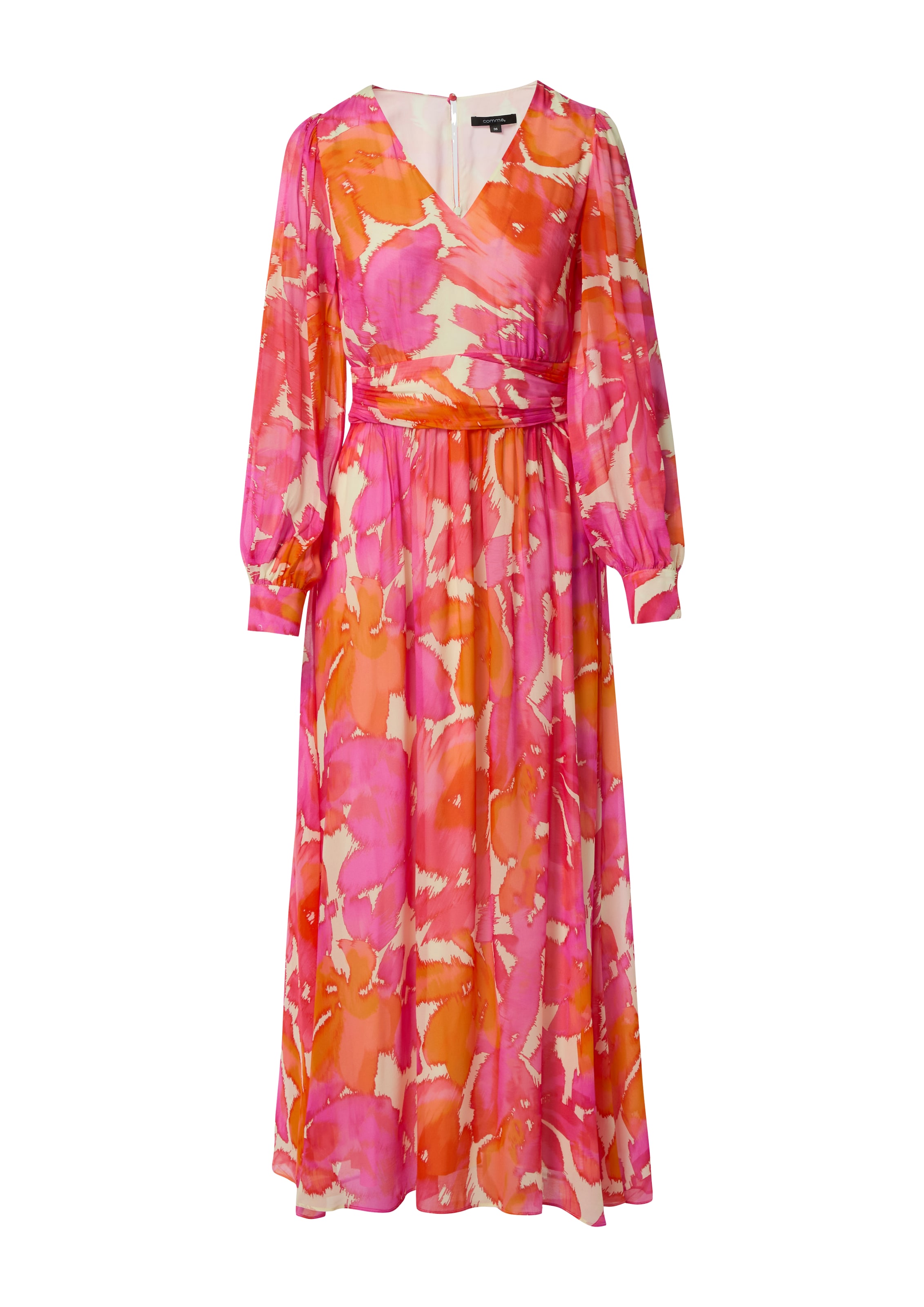 Robe COMMA en orange : devant