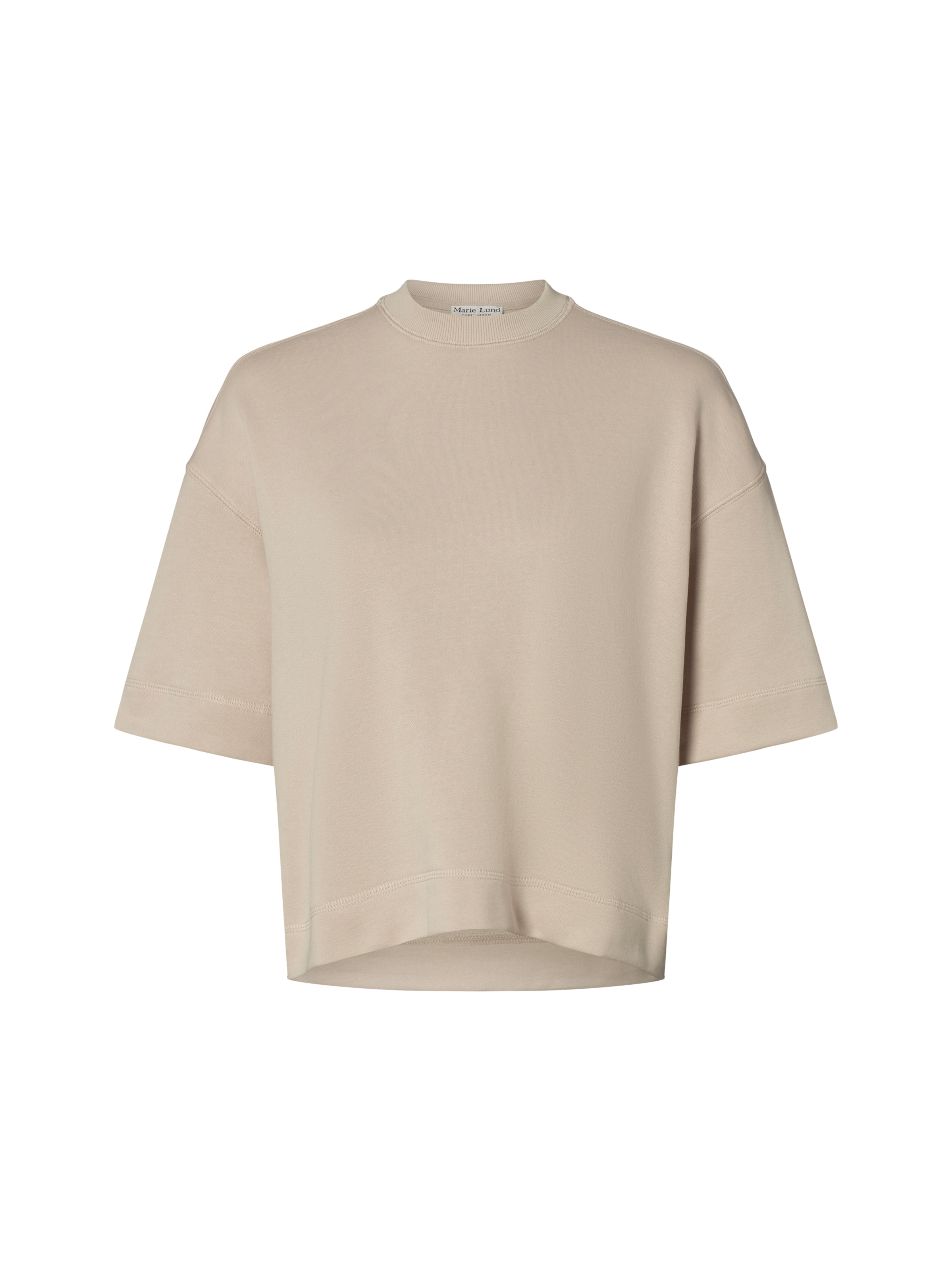 Marie Lund Sweatshirt in Beige: front