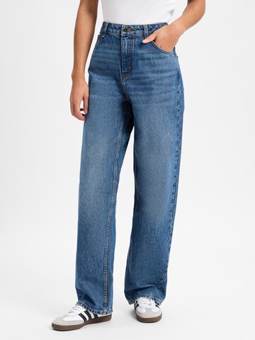 HUGO Skinny Jeans 'Leni' in Blauw: voorkant
