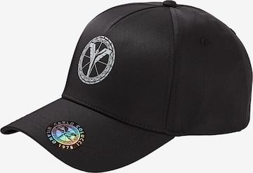 Carlo Colucci Cap 'D'Elia' in Black: front