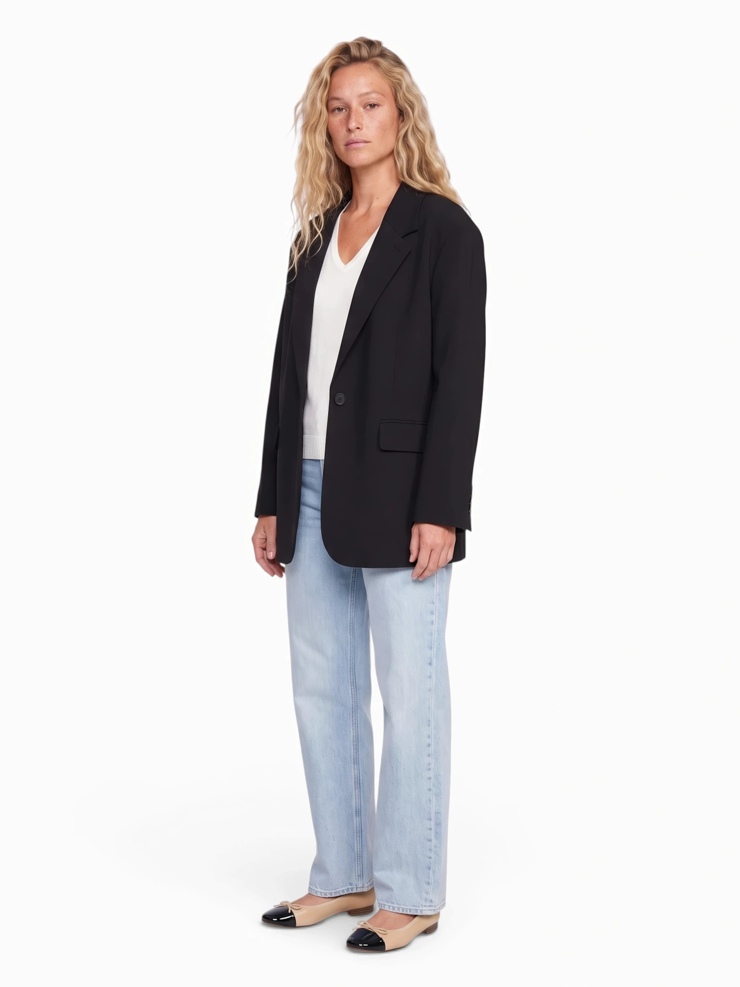 TOPSHOP - Blazer 'LOUISE' en negro