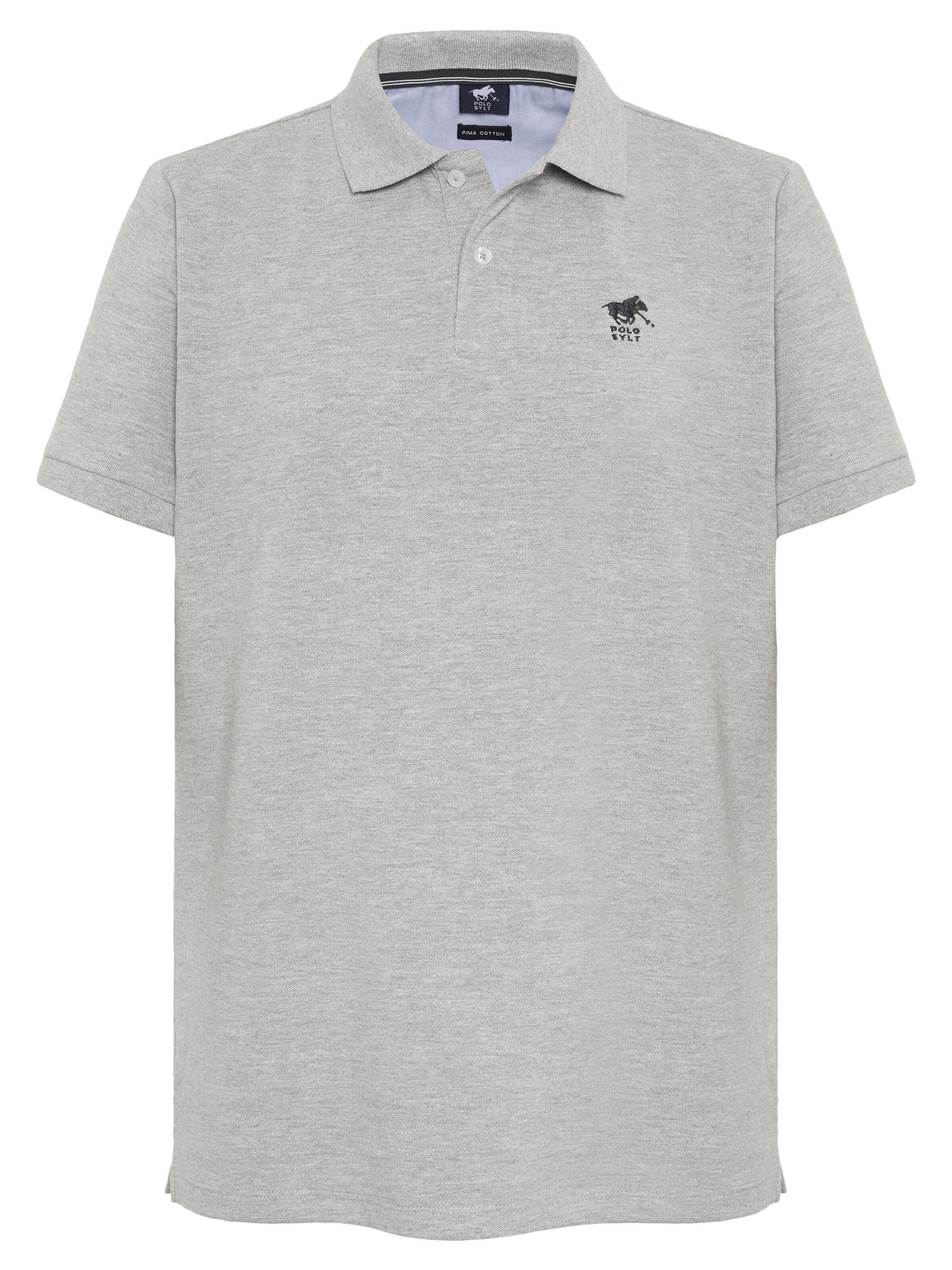 Polo Sylt Shirt in Grey: front