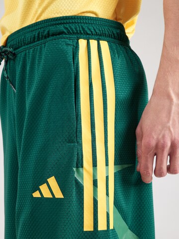 ADIDAS PERFORMANCE tavaline Spordipüksid 'Essentials', värv roheline