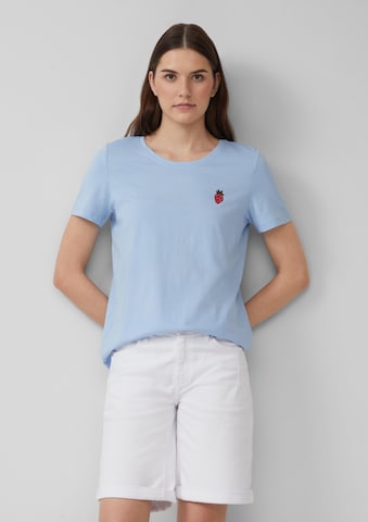 s.Oliver Shirt in Blauw: voorkant