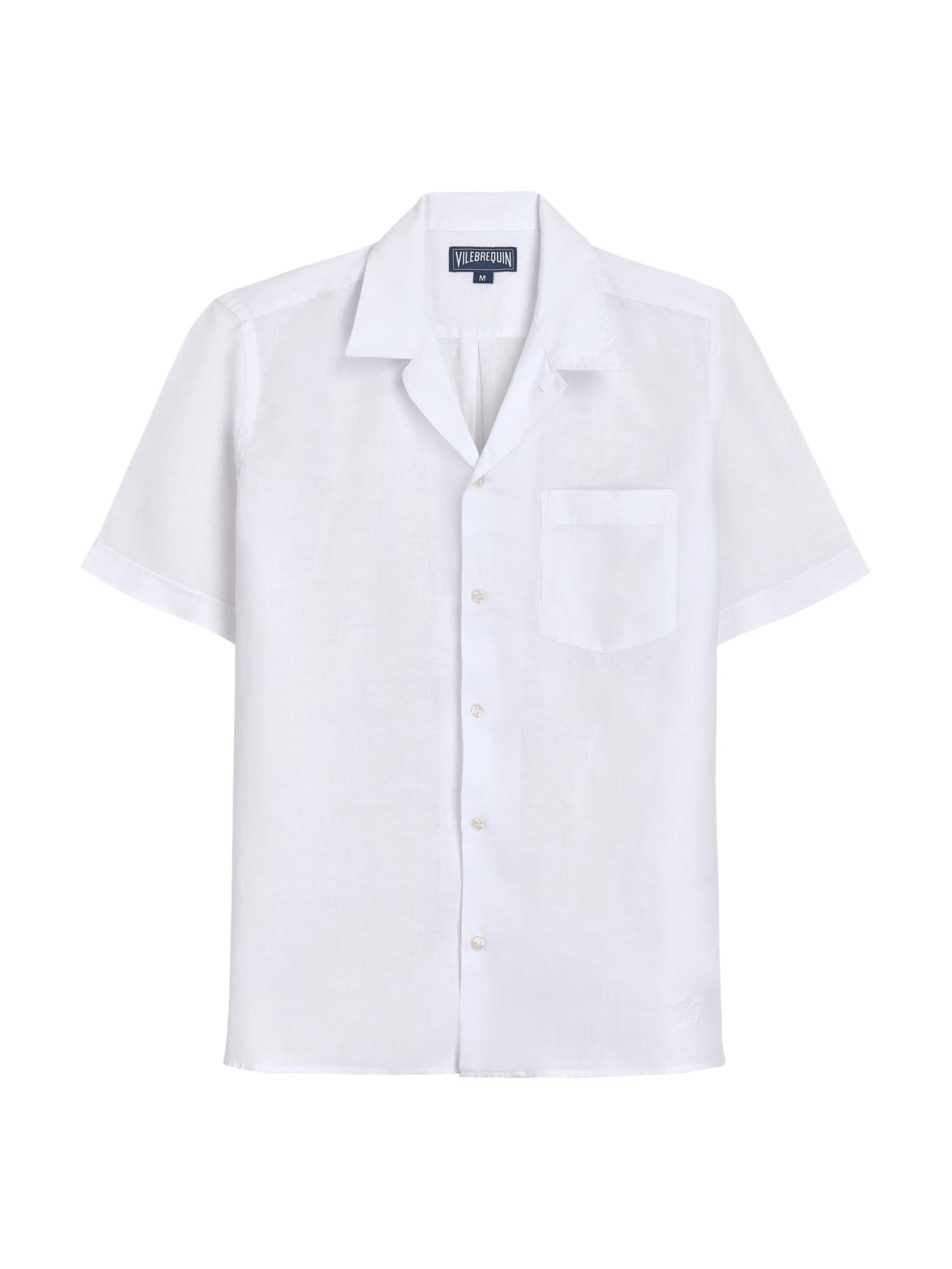 Vilebrequin Regular fit Overhemd in Wit: voorkant