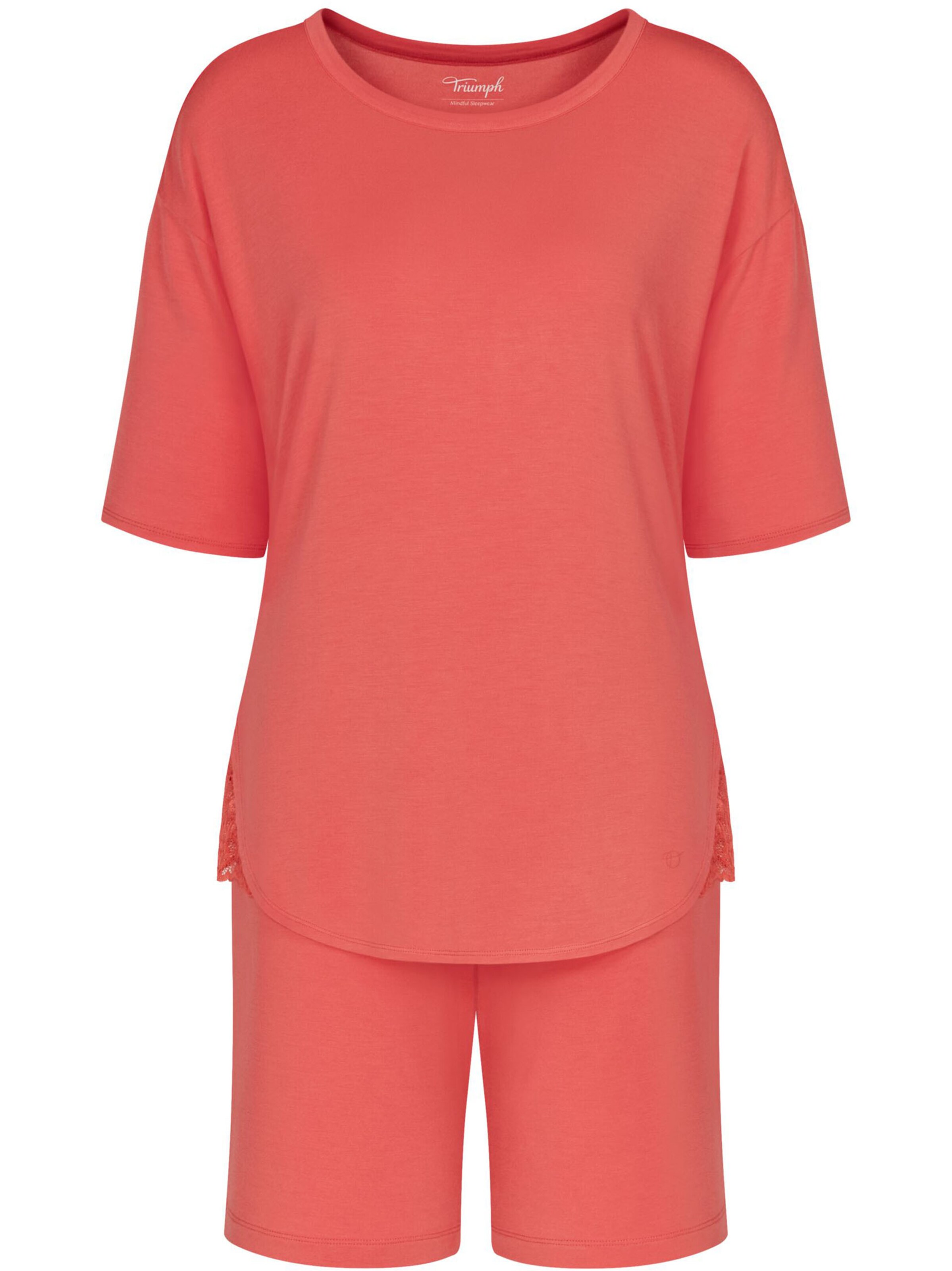 Pyjama ' Red Label Timeless Sensuality ' TRIUMPH en orange : devant