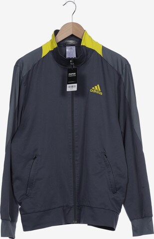 ADIDAS PERFORMANCE Jacke M in Grau: predná strana