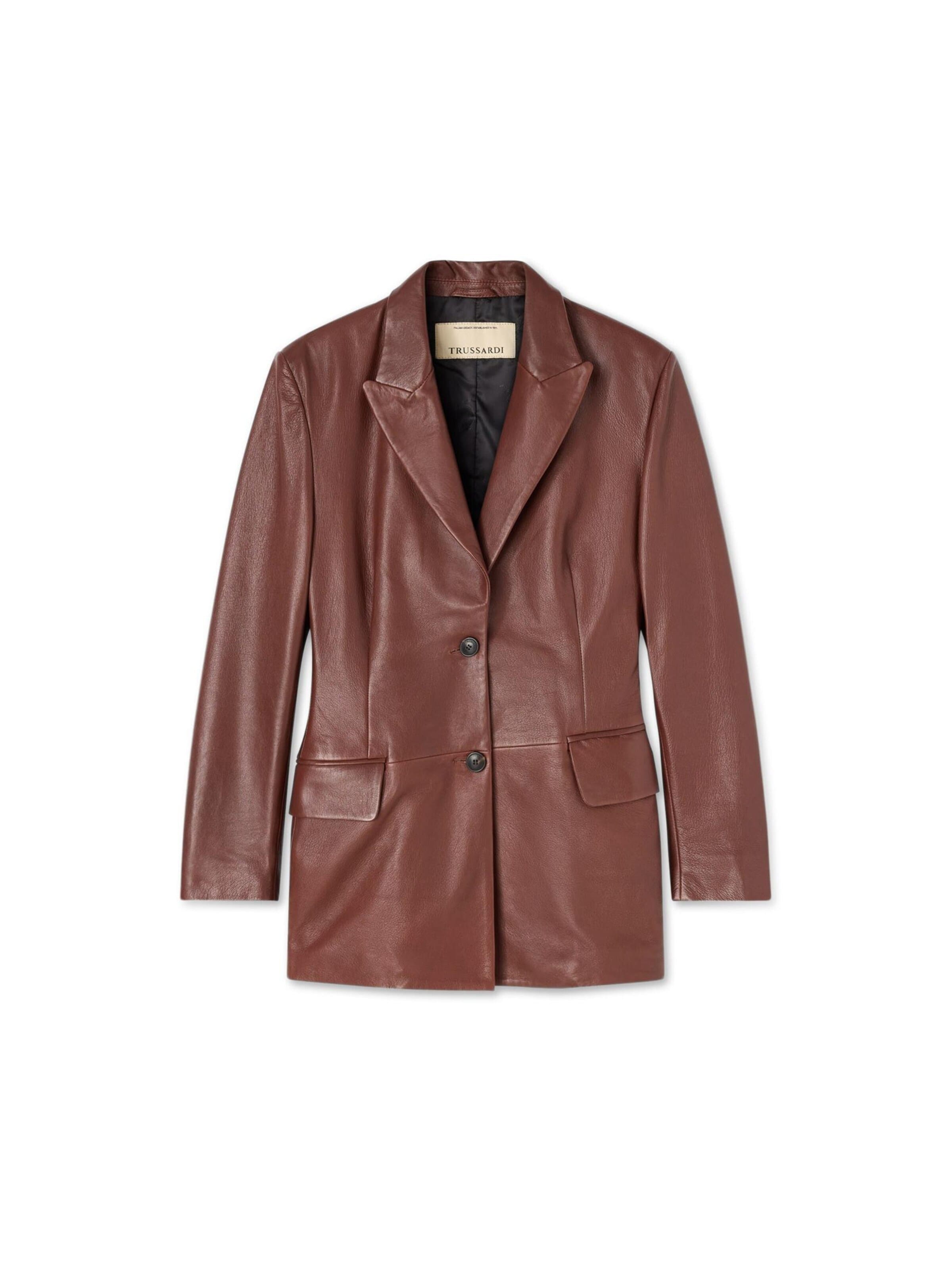 Cappotto invernale di Trussardi in marrone: frontale