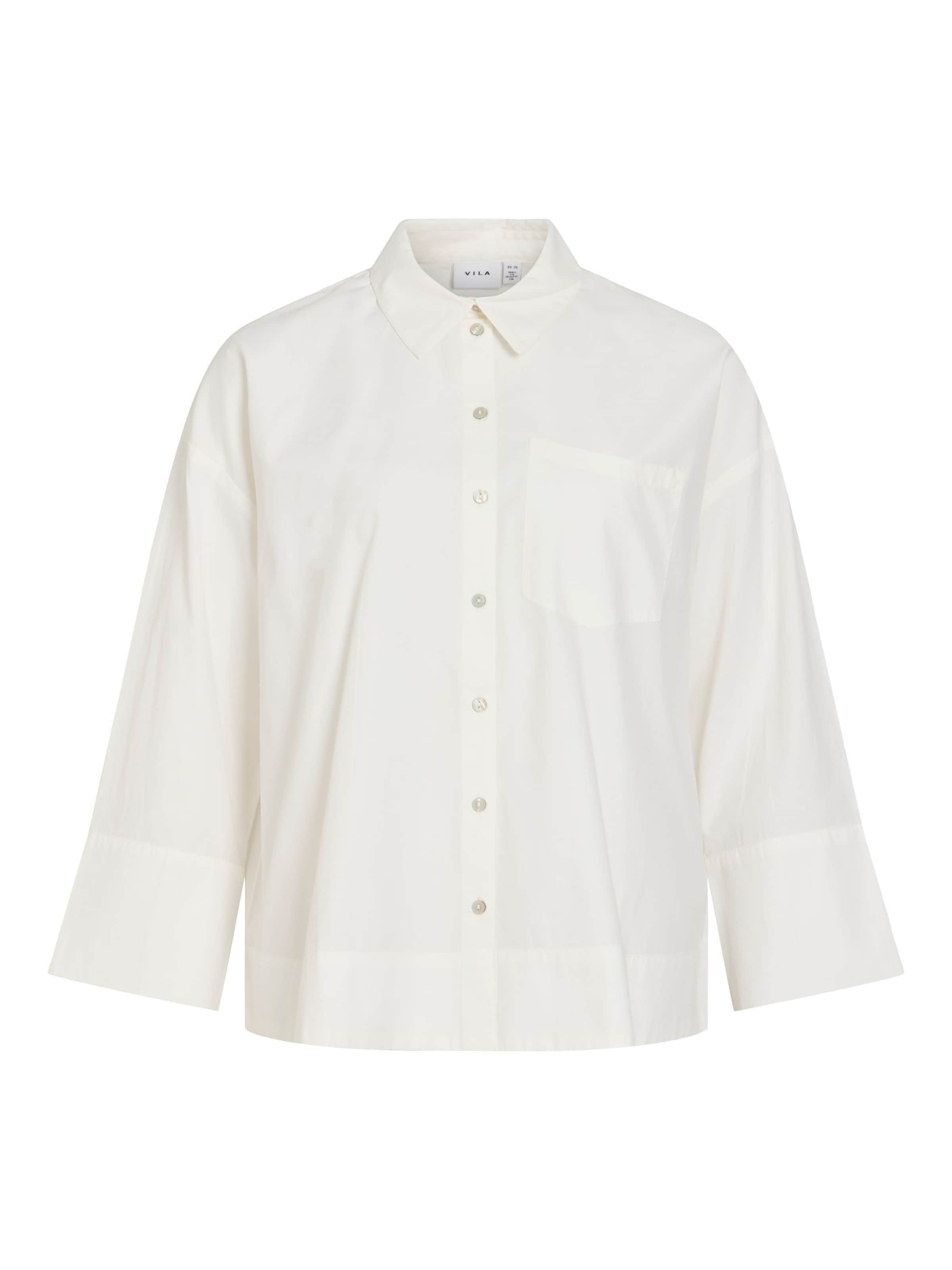 VILA Blouse in Wit: voorkant