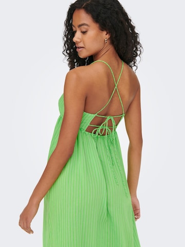 ONLY فستان صيفي 'EMMA' بلون أخضر