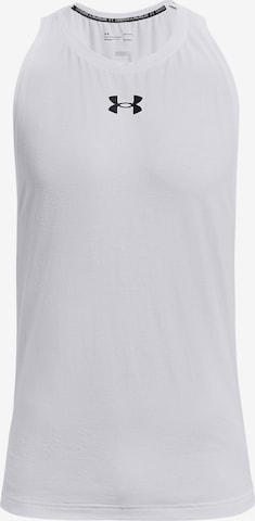 Maglia funzionale di UNDER ARMOUR in bianco: frontale