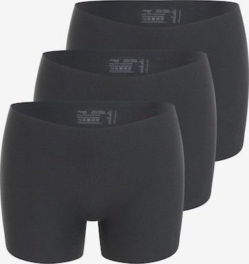 SLOGGI Boyshorts 'ZERO Feel 2.0' in Black: front