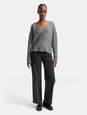 TOM TAILOR DENIM Pullover in Grau