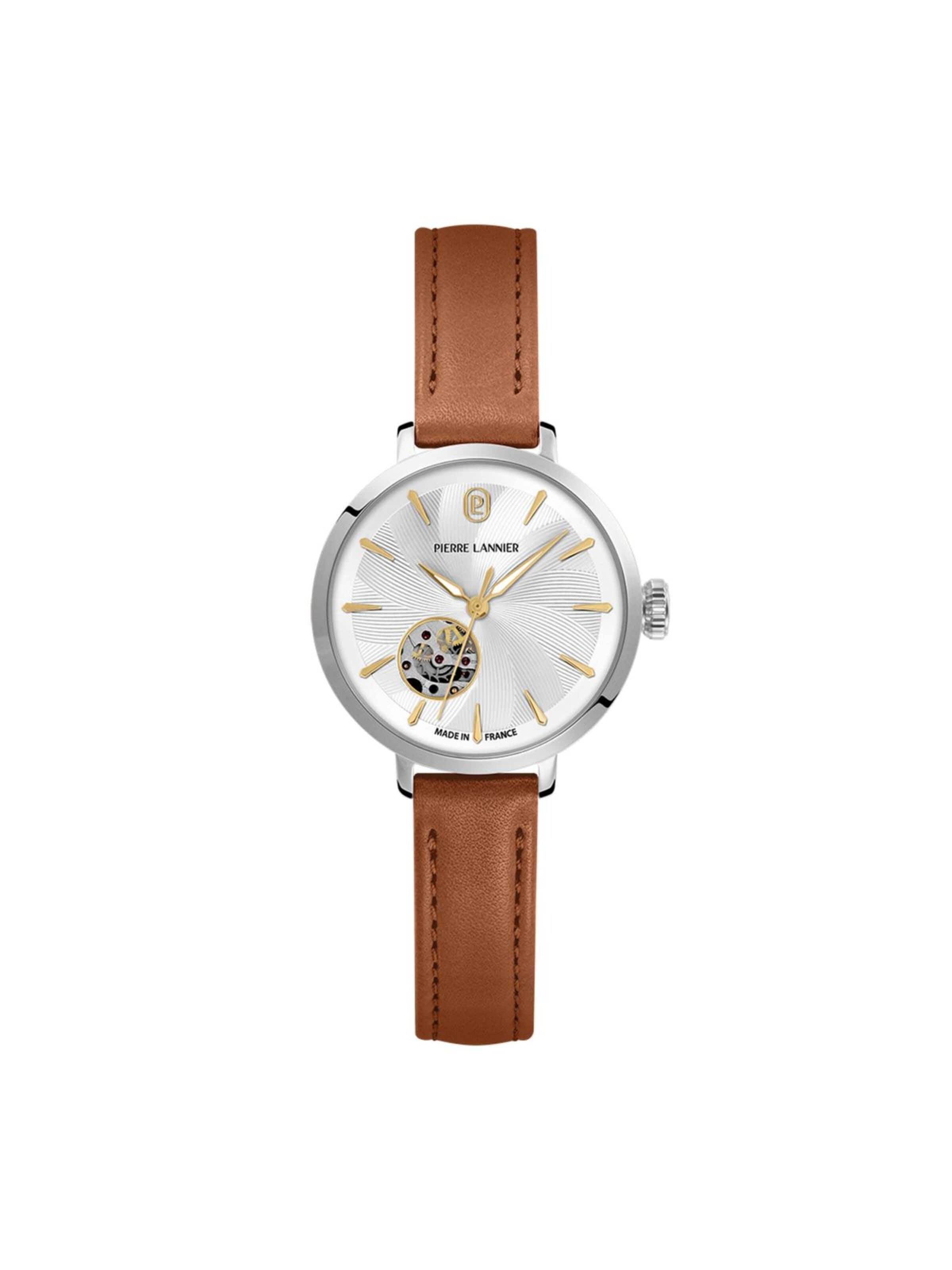 Pierre Lannier Analog Watch in Silver: front