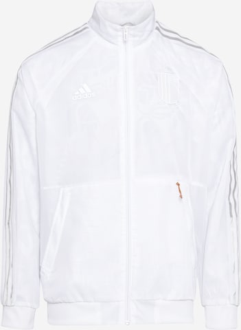ADIDAS PERFORMANCE Sportjacke in Weiß: front