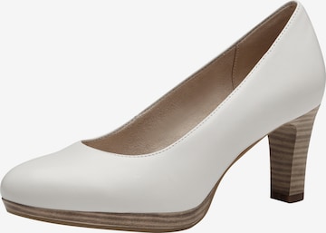 TAMARIS - Zapatos con plataforma en blanco: frente