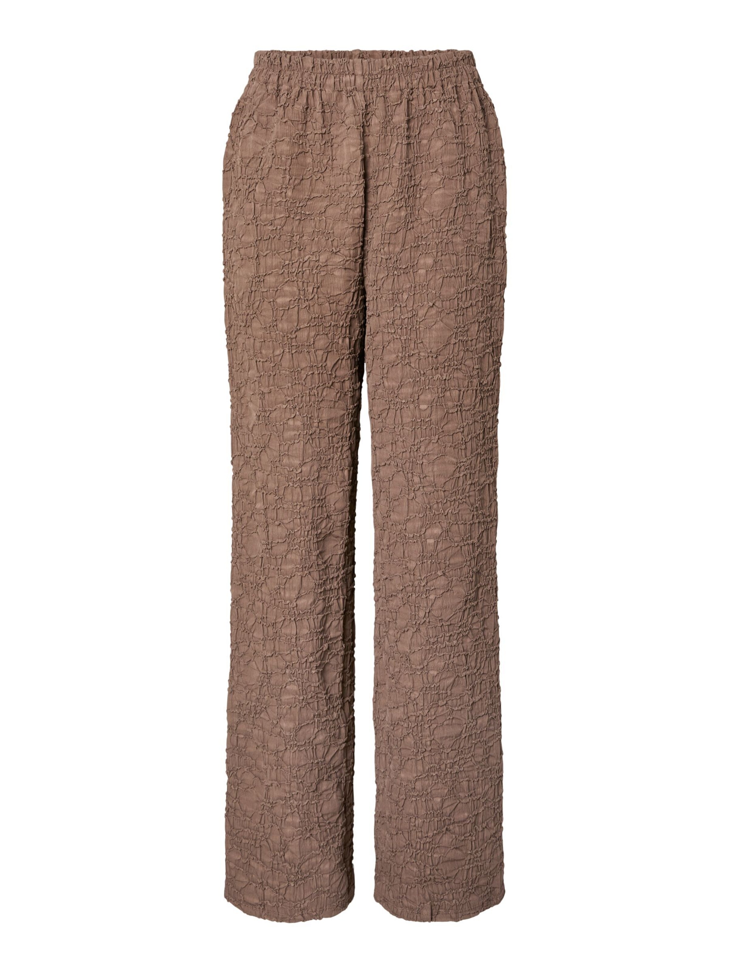 PIECES Bukser 'PCMOLLY' i brun: forside