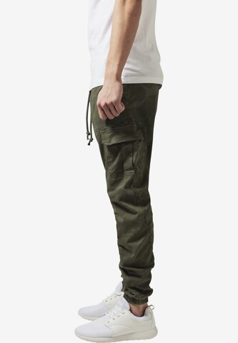 Urban Classics - Tapered Calças cargo em verde