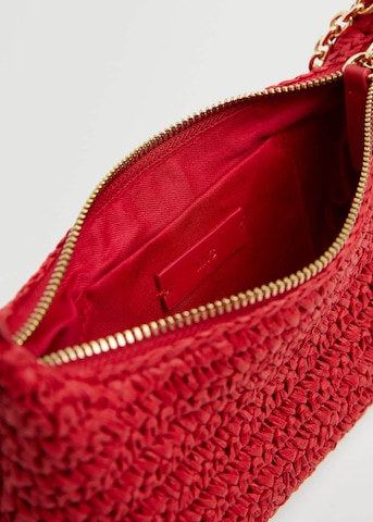 MANGO Shoulder Bag 'Jondal' in Red