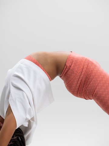 Hey Honey Leggings 'Biker' in Orange: front