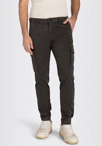 MAC Slim fit Cargo Pants in Green: front