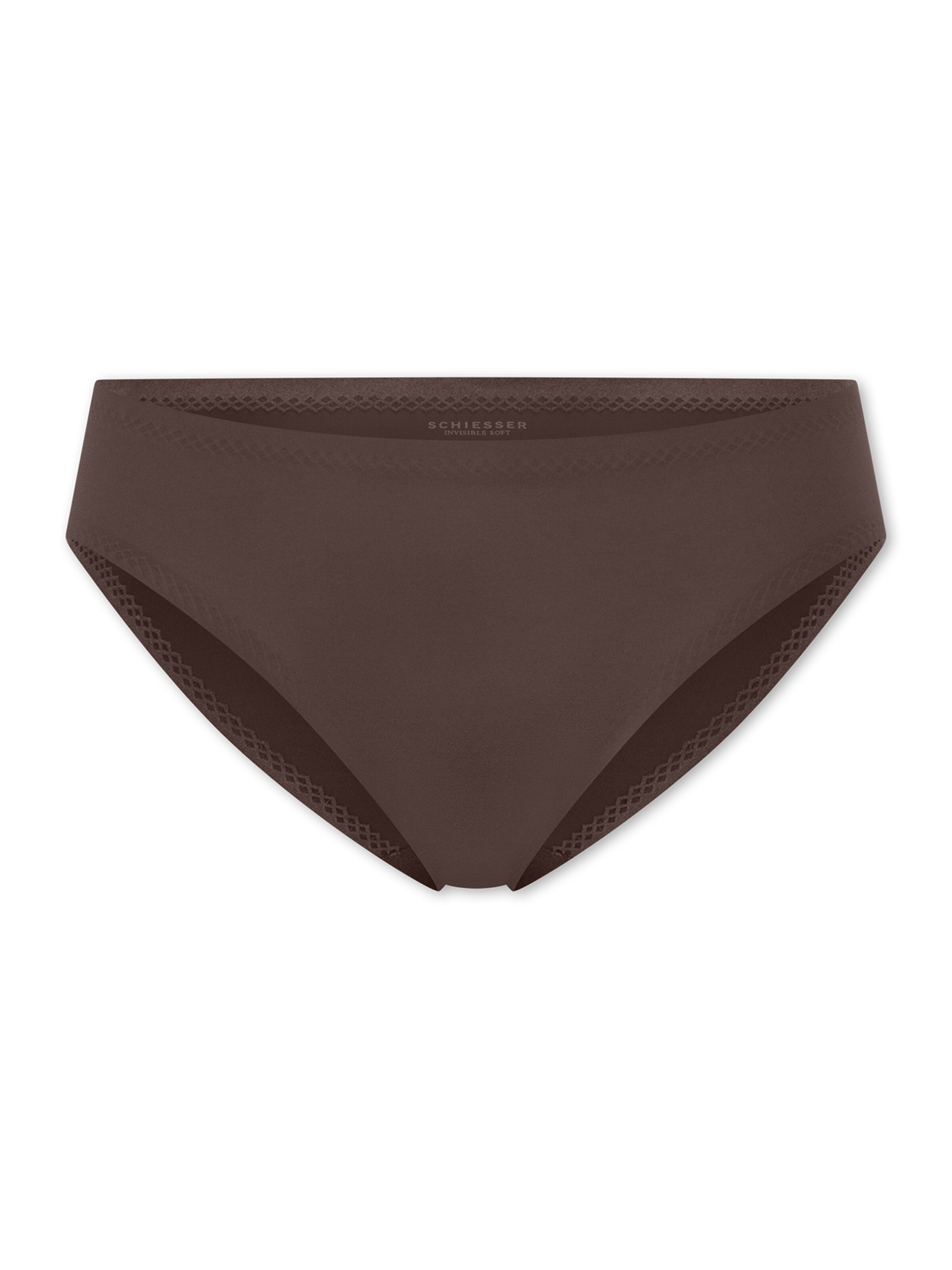 Slip ' Invisible Soft ' SCHIESSER en marron : devant