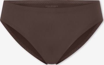 Slip ' Invisible Soft ' SCHIESSER en marron : devant
