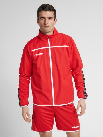 Hummel Trainingsjack in Rood: voorkant