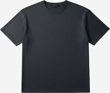 T-Shirt 'Loose Fit Basic T-shirt - Stormy Weather' Kleidermafia en gris : devant