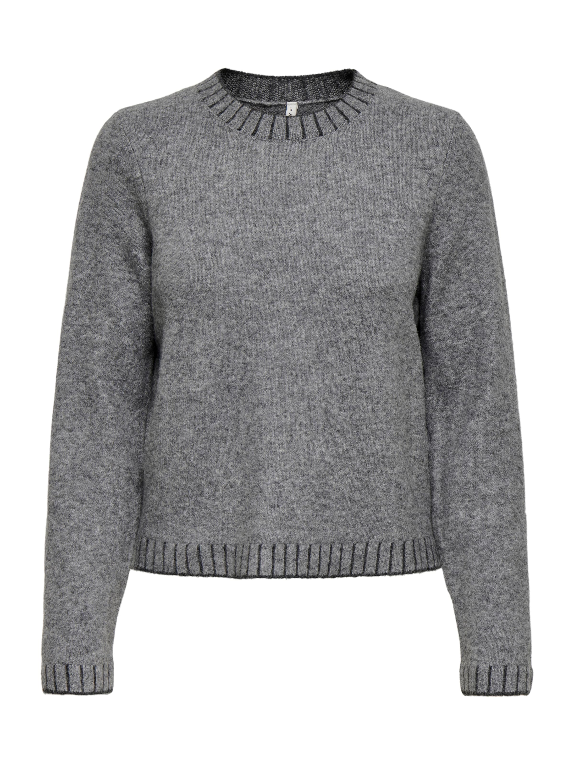 ONLY Свитер 'ONLFINA' в Серый: спереди